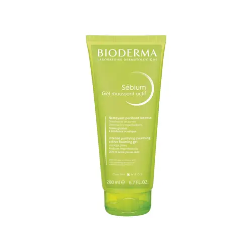 GEL DE LIMPEZA BIODERMA SEBIUM MOUSSANT 200ML ACTIF
