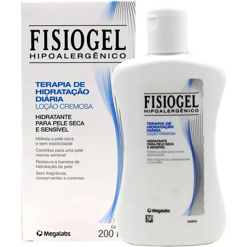 LOÇÃO HIDRATANTE CREMOSA FISIOGEL 200ML PELE SECA E SENSÍVEL