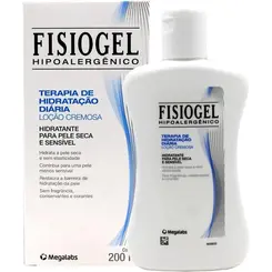 LOÇÃO HIDRATANTE CREMOSA FISIOGEL 200ML PELE SECA E SENSÍVEL