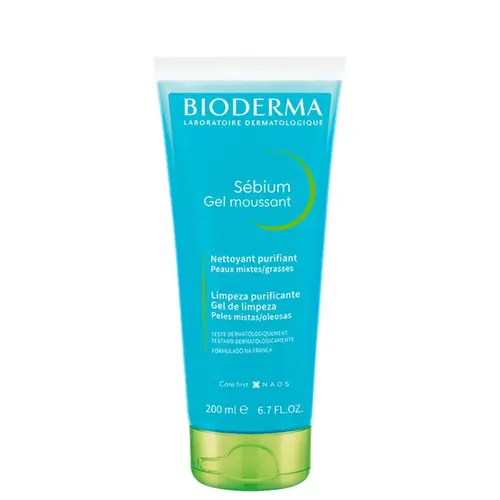 GEL DE LIMPEZA BIODERMA SÉBIUM MOUSSANT ANTIOLIOSIDADE 200ML