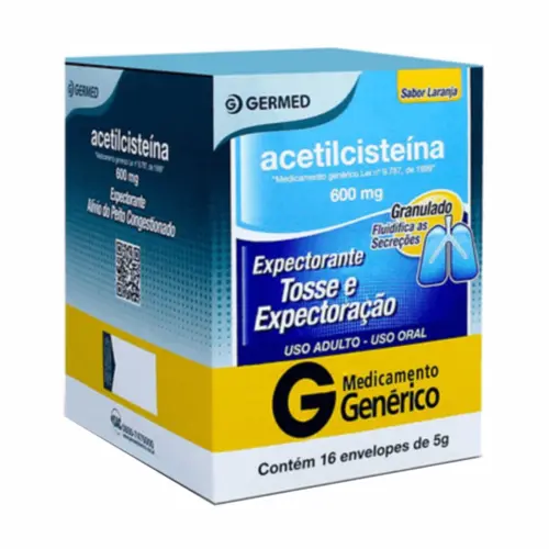 ACETILCISTEINA 600 MG C/16 ENV GE (GERME)