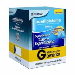 ACETILCISTEINA 600 MG C/16 ENV GE (GERME)