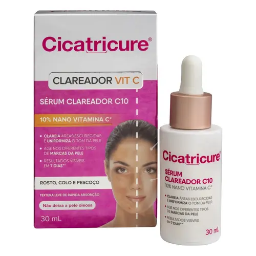SÉRUM CLAREADOR CICATRICURE C10 VIT C 30ML