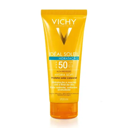 PROTETOR SOLAR VICHY IDEAL SOLEI HSOFT FPS 50 200ML