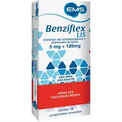 BENZIFLEX LIS 125MG+5MG 15 COMPRIMIDOS