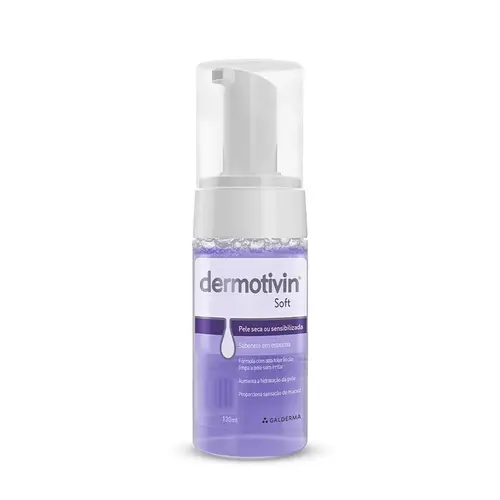 SABONETE EM ESPUMA DERMOTIVIN 130ML SOFT