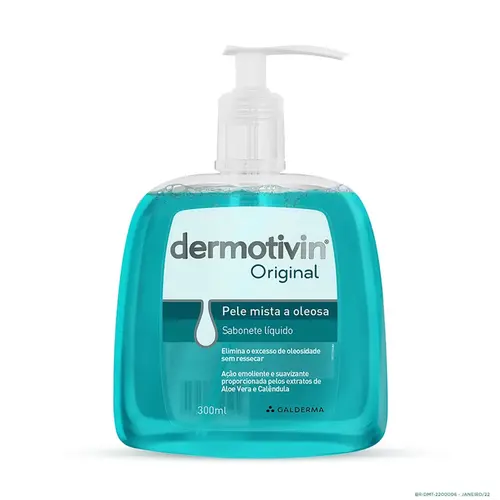 SABONETE LIQUIDO DERMOTIVIN 300ML ORIGINAL