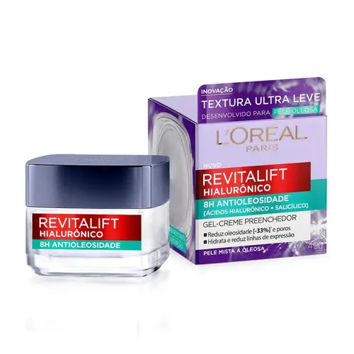 CREME LOREAL REVITALIFT 49G HIALURONICO OIL CONTROL