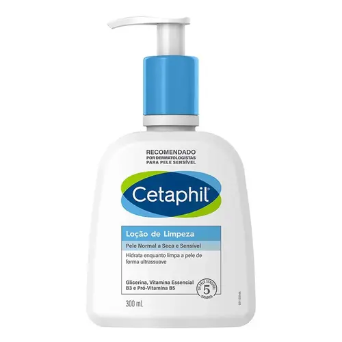 LOÇÃO DE LIMPEZA FACIAL CETAPHIL 300ML PELE NORMAL A SECA