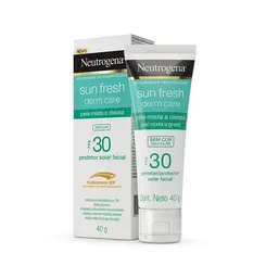 NEUTROGENA SUN FRESH FACIAL OLEOSA FPS30 40G SEM COR