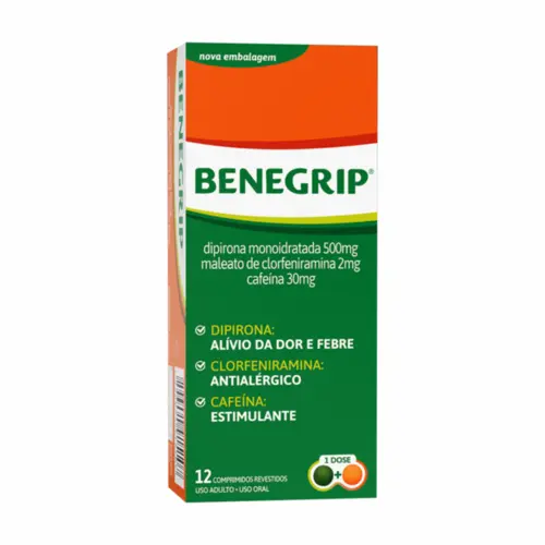BENEGRIP 500MG C/12CP (HYPER)