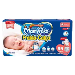 FRALDA MAMYPOKO CALÇA JUMBO RN 36UN