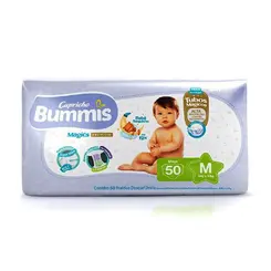 FRALDA CAPRICHO BUMMIS PREMIUM MEGA TAM(M) 50 UN