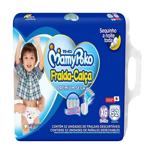 FRALDA MAMYPOKO SUPER BAG XG 52