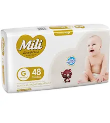 FRALDA MILI LOVECARE MEGA TAM(G) 48 UN