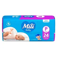 FRALDA MILI BABY JUMBINHO TAM(P) 24 UN