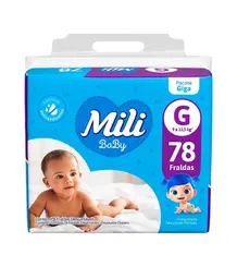 FRALDA MILI BABY GIGA TAM(G) 78 UN