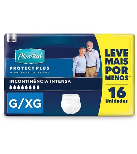 FRALDA PLENITUD ACTIVE PLUS 16UN G/XG
