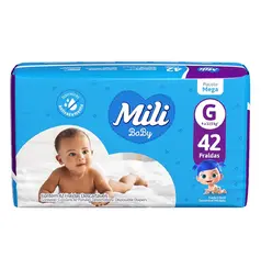 FRALDA MILI BABY MEGA TAM(G) 42 UN