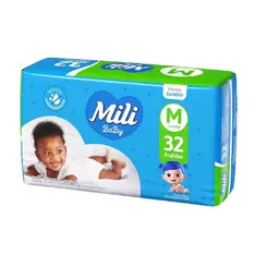 FRALDA MILI BABY JUMBO TAM(M) 32 UN