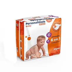 FRALDA PERSONALIDADE BABY ULTRASEC HIPER M 80UN