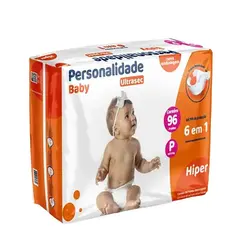 FRALDA PERSONALIDADE BABY ULTRASEC HIPER P 96UN
