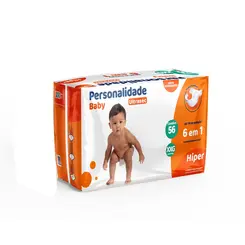 FRALDA PERSONALIDADE BABY ULTRASEC HIPER XXG 56UN