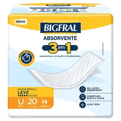 ABSORVENTE BIGFRAL PLUS REGULAR 20UN