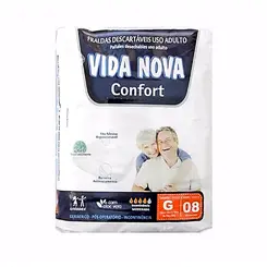 FRALDA VIDA NOVA CONFORT G 8UN