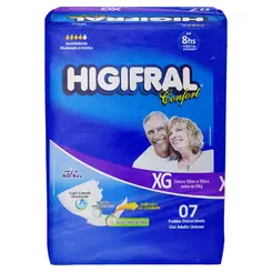 FRALDA HIGIFRAL CONFORT 7UN EG