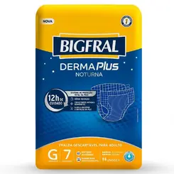 FRALDA BIGFRAL DERMA PLUS NOTURNA G 7UN