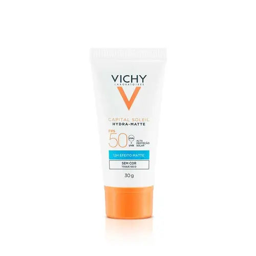 PROTETOR SOLAR VICHY CAPITAL SOLEIL HYDRA-MATTE FPS50 30G
