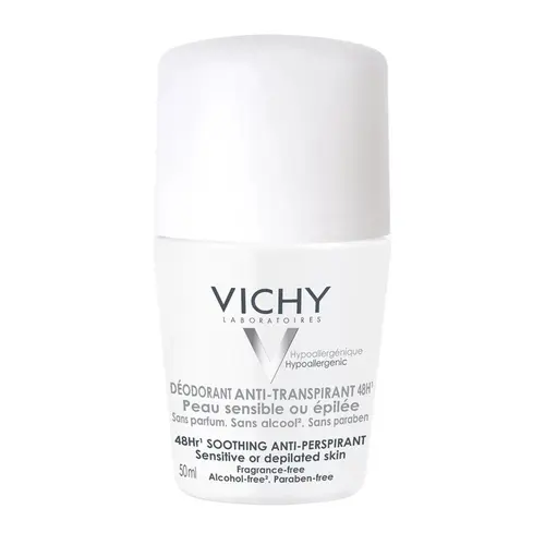 DESODORANTE ROLLON VICHY 50ML PELE SENSÍVEL 48H