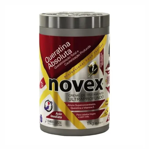 MÁSCARA PARA TRATAMENTO NOVEX 1KG QUERATINA ABSOLUTA
