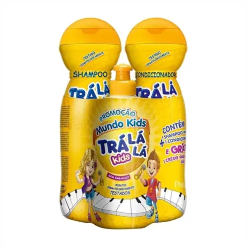 KIT TRALALA KIDS SH+COND 480ML EMBAR GTS CR PENT