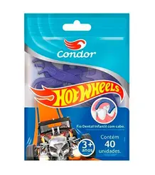 FIO DENTAL CONDOR FLOSS PICKS COM CABO 40UN HOT WHEELS