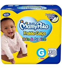 FRALDA MAMYPOKO DIA E NOITE CALÇA G 30UN
