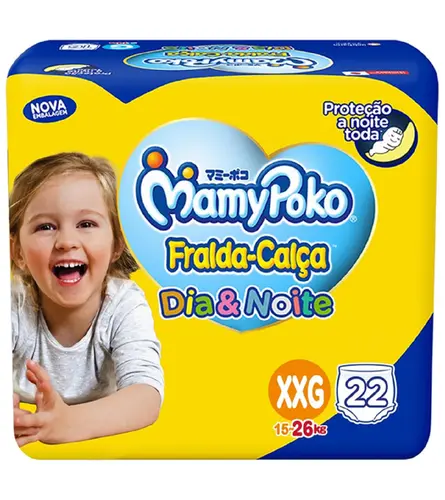 FRALDA MAMYPOKO DIA E NOITE CALÇA XXG 22
