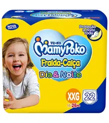 FRALDA MAMYPOKO DIA E NOITE CALÇA XXG 22