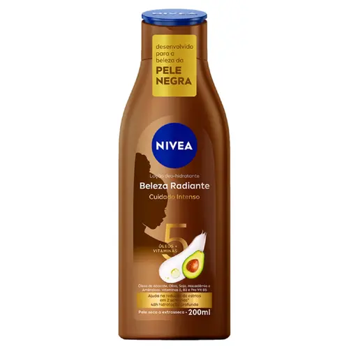 LOÇÃO HIDRATANTE NIVEA 200ML BELEZA RADIANTE