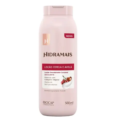 LOÇÃO HIDRATANTE HIDRAMAIS 500ML CEREJA E AVELÃ