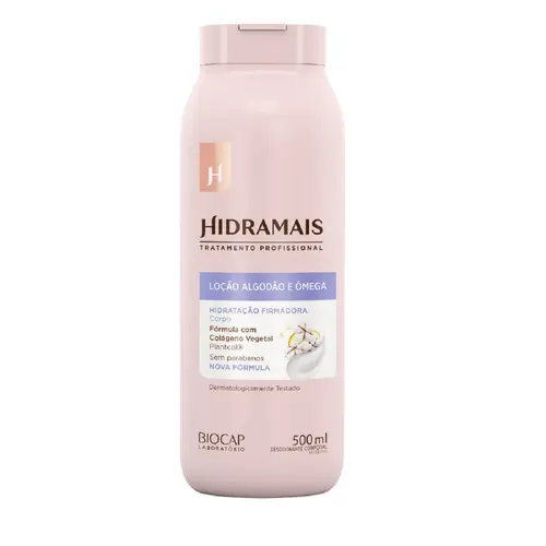 LOÇÃO HIDRATANTE HIDRAMAIS 500ML ALGODAO E OMEGA