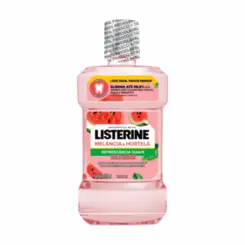 ENXAGUANTE BUCAL LISTERINE 500ML MELÂNCIA E HORTELÃ