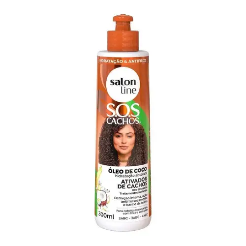 ATIVADOR DE CACHOS SALON LNE 300ML SOS COCO