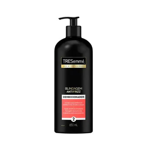 CONDICIONADOR TRESEMME PUMP 650ML BLIDAGEM ANTIFRIZZ