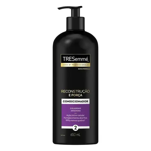 CONDICIONADOR TRESEMME PUMP 650ML RECONSTRUCAO E FORCA