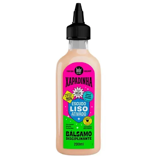 BALSAMO DISCIPLINANTE LOLA 200ML LISO ATIVADO XAPADINHA