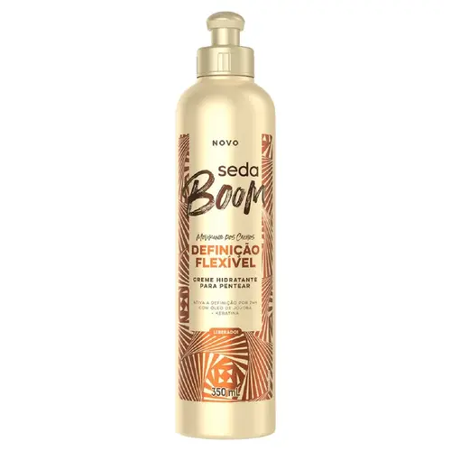 CREME PARA PENTEAR SEDA 350ML BOOM DEFINIÇAO FLEXIVEL