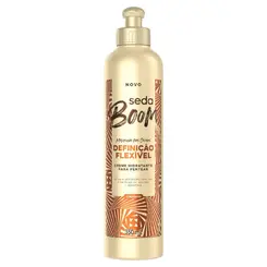 CREME PARA PENTEAR SEDA 350ML BOOM DEFINIÇAO FLEXIVEL