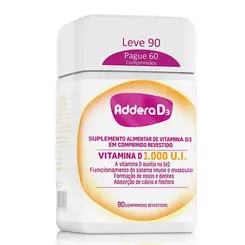 ADDERA D3 1.000UI 90 COMPRIMIDOS REVESTIDOS